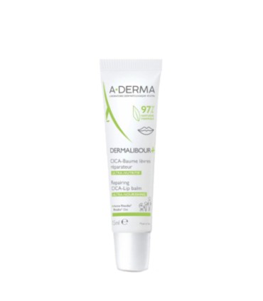 A-Derma Dermalibour+ Cica Bálsamo Lábios 15ml