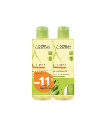 Duo Exomega Control Óleo Lavante Emoliante - 2x500 ml