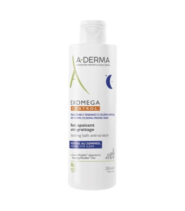 A-Derma Exomega Control Gel de Banho Calmante de Noite 200ml