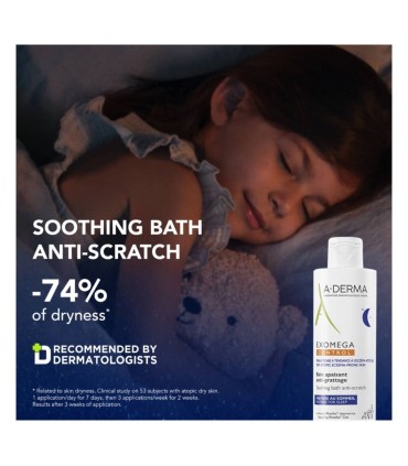 A-Derma Exomega Control Gel de Banho Calmante de Noite 200ml