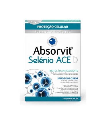 Absorvit Selénio ACE 30 Comprimidos