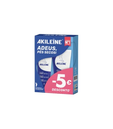 Akileine Pack Pés Secos Bálsamo + Creme Esfoliante