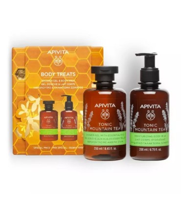 Apivita Body Treats Gel de Banho & Leite de Corpo