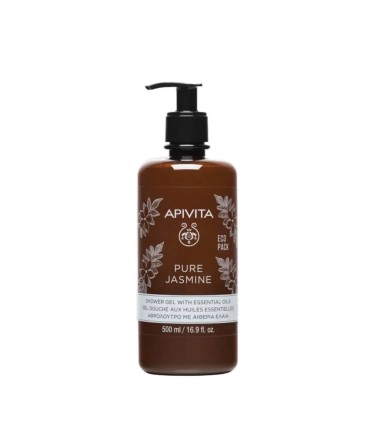 Apivita Pure Jasmine Gel de Banho com Óleos Essenciais 500m
