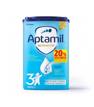 Aptamil Nutri-Biotik 3 800g Desconto 20%