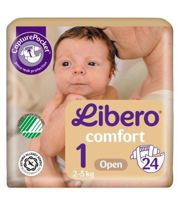 Libero Newborn Tamanho 1 2-5kg 24 Fraldas
