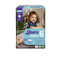 Libero Comfort Tamanho 6 13-20kg 22 Fraldas