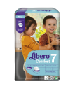 Libero Comfort Tamanho 7 16-26kg 21 Fraldas