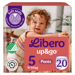 Libero Up&Go Tamanho 5 10-14kg 20 Unidades