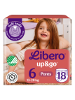 Libero Up&Go Tamanho 6 13-20kg 18 Unidades