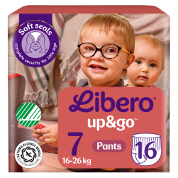 Libero Up&Go Tamanho 7 16-26kg 16 Unidades