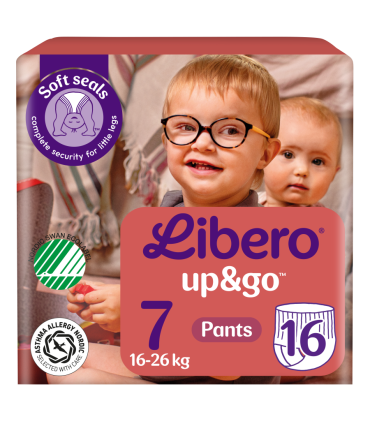 Libero Up&Go Tamanho 7 16-26kg 16 Unidades