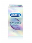 Durex Invisible Extra Lubrificado - 12 UN