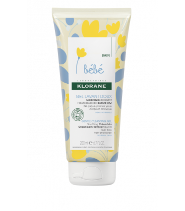 Klorane Bebé Gel de Limpeza Suave 200ml