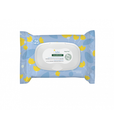 Klorane Bebé Toalhetes de Limpeza com Calêndula 25uni