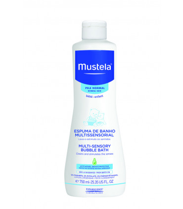 Mustela ESPUMA BANHO SENSORIAL 750ML