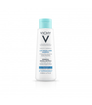 Vichy Pureté Thermale Leite Micelar Pele Seca 200ml