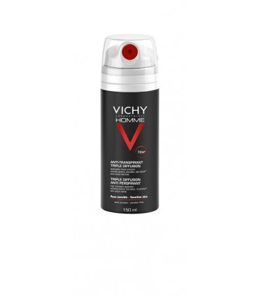 Vichy Homme Antitranspirante Tripla Difusão 72H 150ml