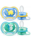 Philips AVENT - 2 Chupetas – 18M+ Ultra Air - Menino