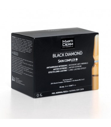 Martiderm Black Diamond Skin Complex Cuidado Anti-Idade 30 Ampolas
