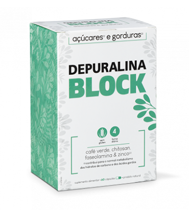 Depuralina Block Gordura e açúcar - 60 cápsulas