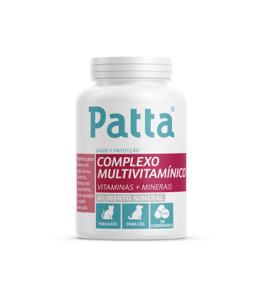 Patta Complexo Multivitamínico Cão e Gato - 60 Comprimidos