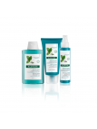 Klorane Pack Champô + Bálsamo + Spray Protetor Antipoluição Menta Aquática