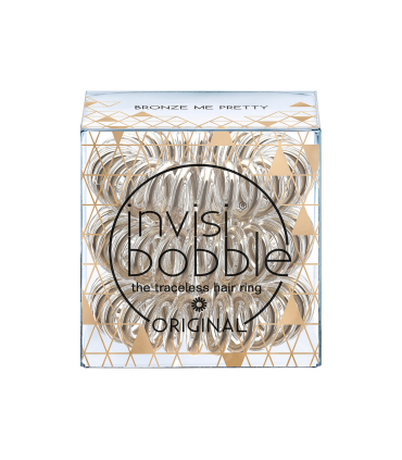 Invisibobble Time To Shine Bronze Bronze Me Pretty 3 Unidades