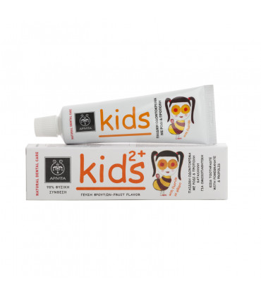 APIVITA - PASTA DENTES NATURAL KIDS 2+ - 50ml