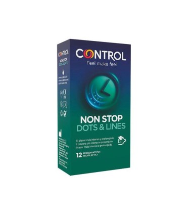 Control Non Stop Dots & Lines 12 Preservativos