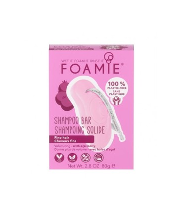 Foamie Shampoo Sólido Bagas Açaí Cabelo Fino 80g