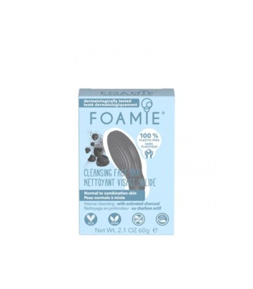 Foamie Sabonete de Limpeza Rosto Carvão Ativado 60g
