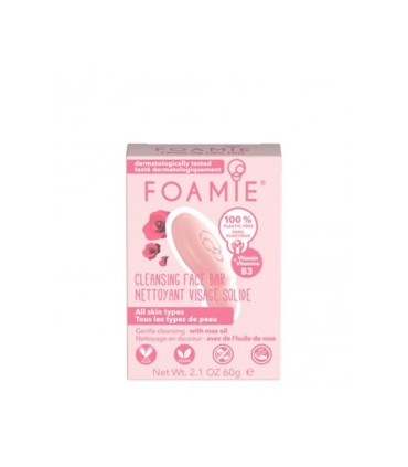 Foamie Sabonete de Limpeza Rosto Óleo Rosa 60g