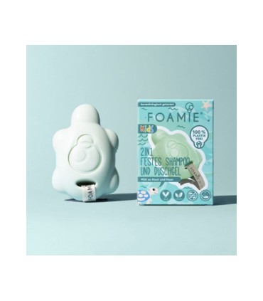 Foamie Kids Bar 2em1 Shampoo e Gel de Banho Sólido Manga Coco 80g