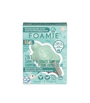 Foamie Kids Bar 2em1 Shampoo e Gel de Banho Sólido Manga Coco 80g