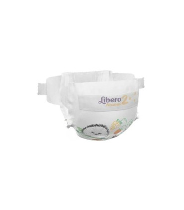 Libero Newborn Tamanho 2 3-6kg 34 Fraldas