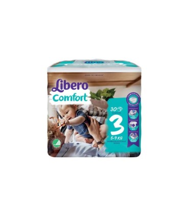 Libero Comfort Tamanho 3 5-9kg 30 Fraldas
