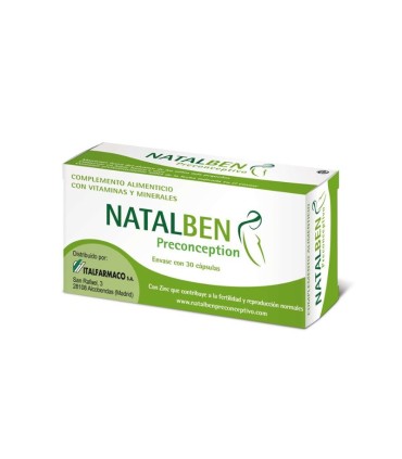 Natalben Preconceptivo 30 Cápsulas