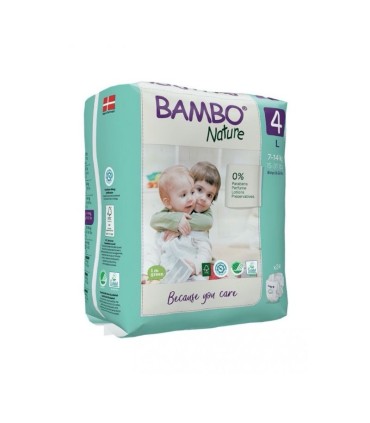Bambo Nature Fraldas 4 L 7-14kg 24 Fraldas