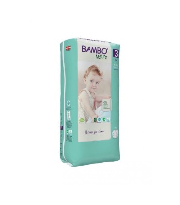Bambo Nature Fraldas 3 M 4-8kg 52 Fraldas