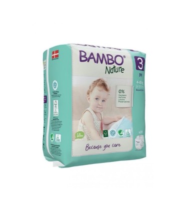 Bambo Nature Fraldas 3 M 4-8kg 28 Fraldas