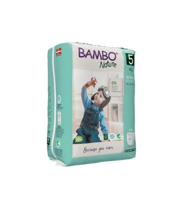Bambo Nature Fraldas Cueca 5 XL 11-17 kg 19 Fraldas