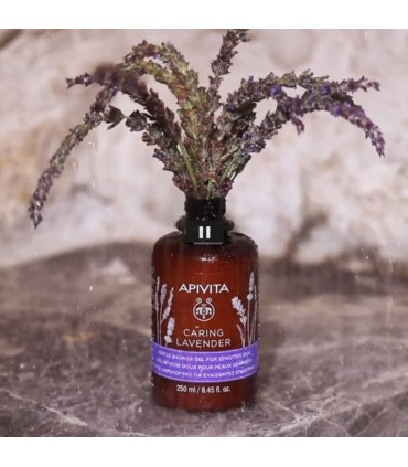 Apivita Caring Lavender Gel de Banho Pele Sensível 250ml