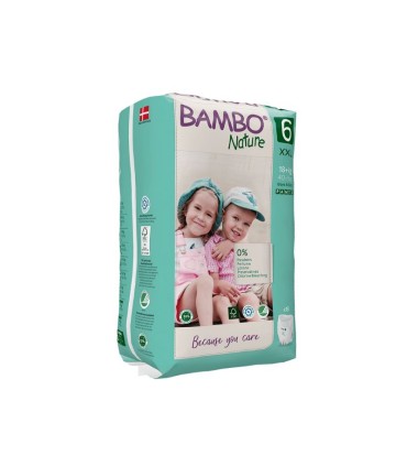 Bambo Nature Fraldas Cueca 6 XXL 15+kg 18 Fraldas
