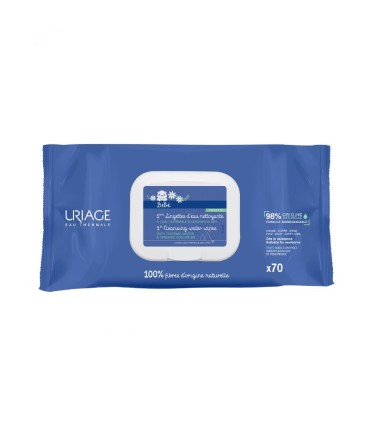 Uriage Bebé 1º Toalhitas Limpeza 70 Unidades