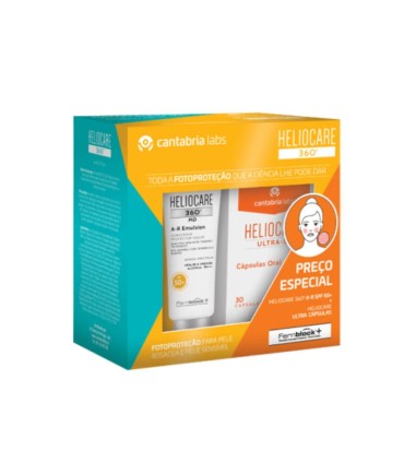 Heliocare 360º MD A-R Emulsão SPF50+ 50ml + Ultra-D Cápsulas 30 cápsulas
