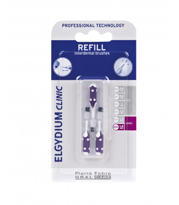 Elgydium Clinic Recarga Roxo PB - 3 Uni.