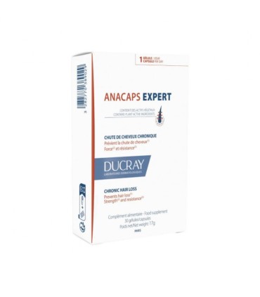 Ducray Anacaps Expert Suplemento Antiqueda 30 cápsulas