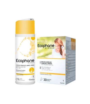 Ecophane Fortificante Cabelos e Unhas 30 Saquetas + Oferta Shampoo Fortificante 200ml