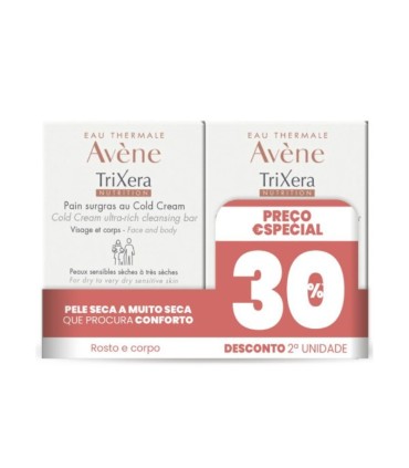 Avène Trixera Nutrition Pain Sabonete 2x100g